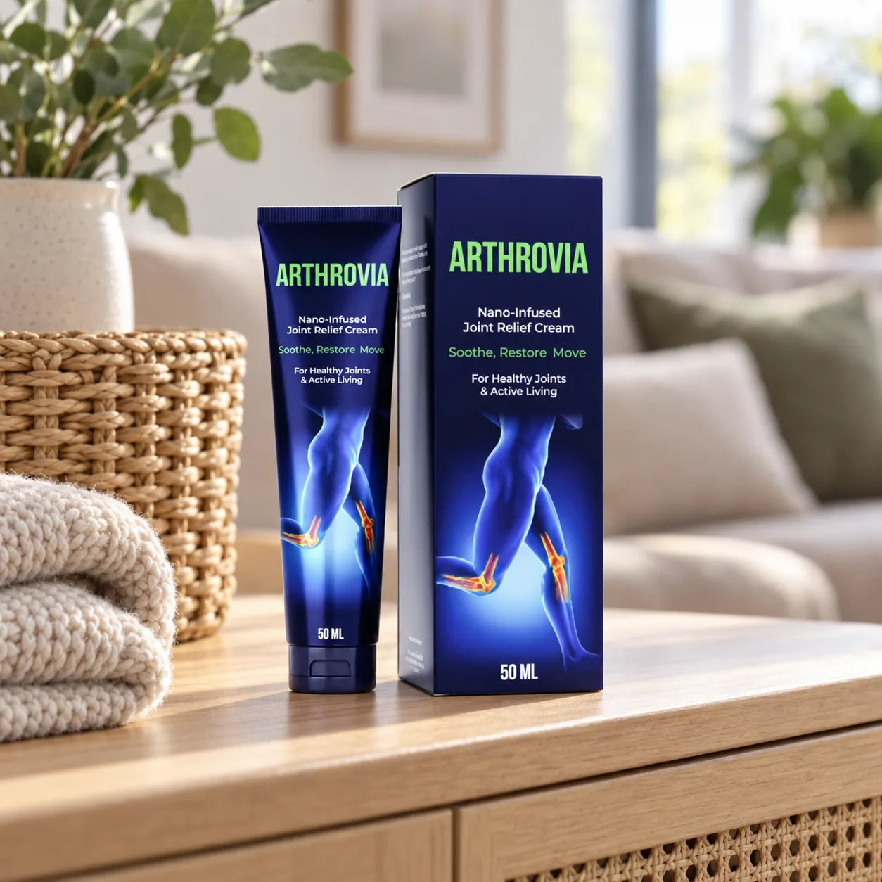 Arthrovia — Verpackung im Alltag